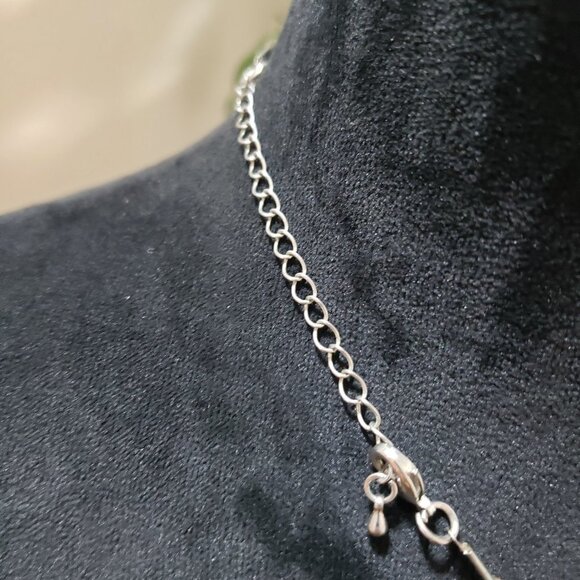 Womens Fashion Triple Strand Multicolor Rhinestones Beaded Charm Necklace - Picture 6 of 6